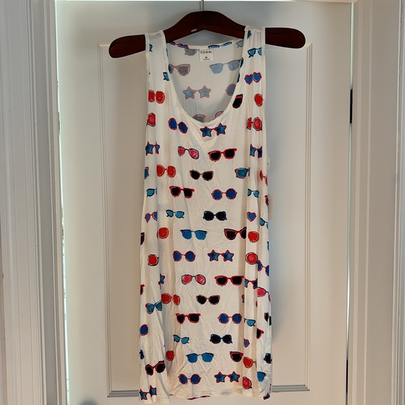 Soma Other - Super soft NWT SOMA Cool Nights Tank Sleepshirt in sunglasses pattern